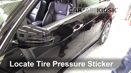 2010 Mercedes-Benz E63 AMG 6.3L V8 Tires & Wheels Check Tire Pressure